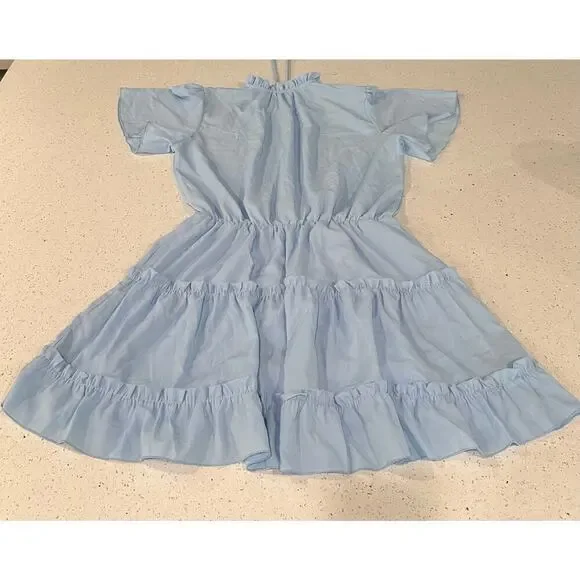 Silk Blend Blue Bianka Dress Size XL - Picture 1 of 4